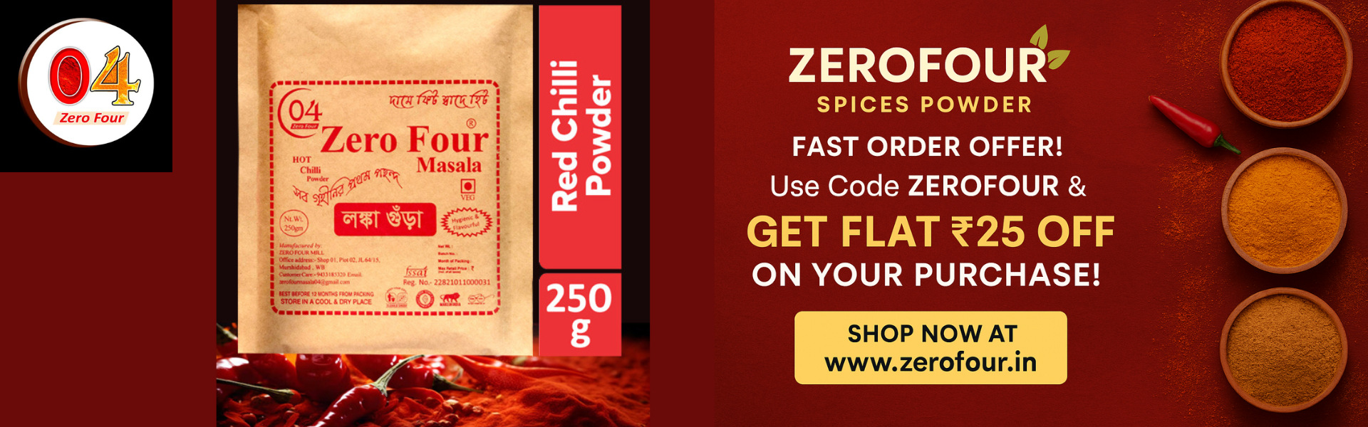 🌶️ ZEROFOUR MASALA 🌿 Pure Spices. Powerful Taste. (1)